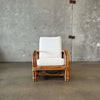 Mid Century Rattan Lounge Chair