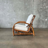 Mid Century Rattan Lounge Chair