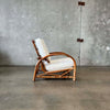 Mid Century Rattan Lounge Chair