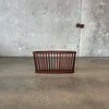 Mid Century Arthur Umanoff Walnut Magazine Holder Rack