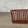 Mid Century Arthur Umanoff Walnut Magazine Holder Rack