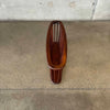 Mid Century Arthur Umanoff Walnut Magazine Holder Rack