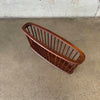 Mid Century Arthur Umanoff Walnut Magazine Holder Rack