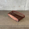 Mid Century Arthur Umanoff Walnut Magazine Holder Rack