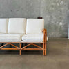 Mid Century Rattan Sofa