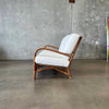 Mid Century Rattan Sofa