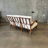 Mid Century Rattan Sofa