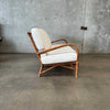 Mid Century Rattan Sofa