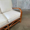 Mid Century Rattan Sofa