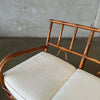 Mid Century Rattan Sofa