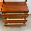 Mid Century Walnut Wall Unit Book Shelf By Barzilay