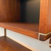 Mid Century Walnut Wall Unit Book Shelf By Barzilay