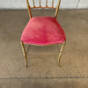 1970s Italian Brass Chiavari Chair