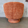 Boston Swivel Chair in Rust Color