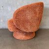 Boston Swivel Chair in Rust Color