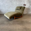 Vintage Mid Century Wave Chaise Lounge