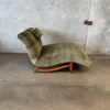 Vintage Mid Century Wave Chaise Lounge