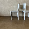 Pair of Leather Matteo Grassi Side Chairs - As Is