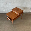 Mid Century Two-Tier End Table w/Drawer