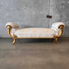 Vintage Regency Style Giltwood Chaise / Bench