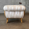 Vintage Regency Style Giltwood Chaise / Bench