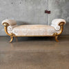 Vintage Regency Style Giltwood Chaise / Bench