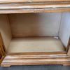 Vintage Carved Secretary Desk With Hutch & Caned Seat Chair