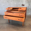 Mid Century 1960s Danish Teak Bureau Vanity By Arne Wahl Iverson