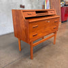 Mid Century 1960s Danish Teak Bureau Vanity By Arne Wahl Iverson