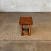 Old Oak Side Table/Stool