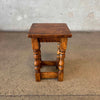 Old Oak Side Table/Stool