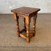 Old Oak Side Table/Stool