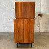 Mid Century Kroehler Signature Rosewood and Walnut Highboy Dresser