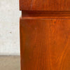 Mid Century Kroehler Signature Rosewood and Walnut Highboy Dresser