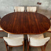 Mid Century Danish Rosewood Dining Set by Vamdrup Stolefabrik, 1960s