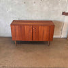 Mid Century Modern Danish Walnut Credenza