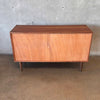 Mid Century Modern Danish Walnut Credenza