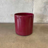 Maroon Gainey Ceramics Planter