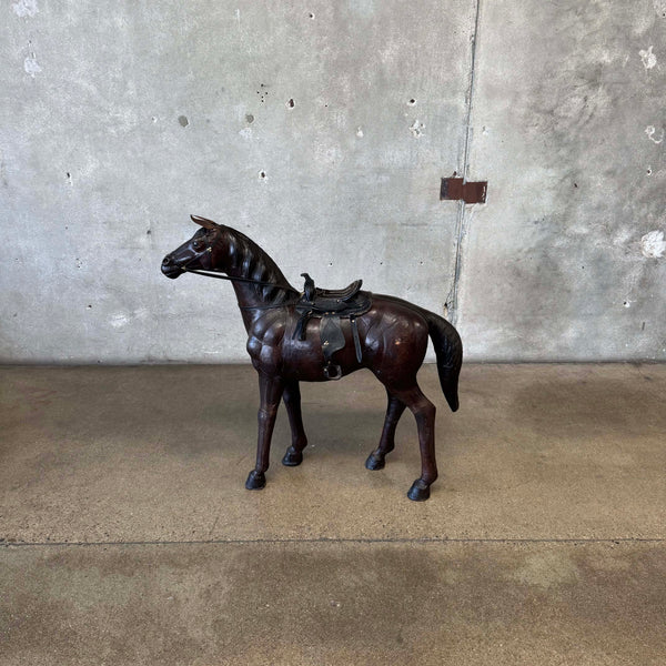 Vintage Leather Horse