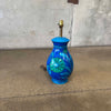 Raymor Blue Ceramic Lamp - Italy Circa 1960