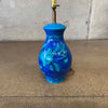 Raymor Blue Ceramic Lamp - Italy Circa 1960