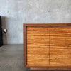 Modernist Solid Wood Custom Credenza