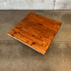 Geometric Steel & Wood Coffee Table