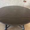 Modern Baroque Style Fold Out Leaf Dining Table