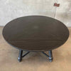 Modern Baroque Style Fold Out Leaf Dining Table