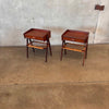 Mid Century Danish Teak Nightstands by Soren Rasmussen