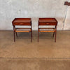 Mid Century Danish Teak Nightstands by Soren Rasmussen