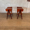 Mid Century Danish Teak Nightstands by Soren Rasmussen