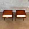 Mid Century Danish Teak Nightstands by Soren Rasmussen