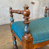 Antique Carved Bench Stool, Early 19th Century France